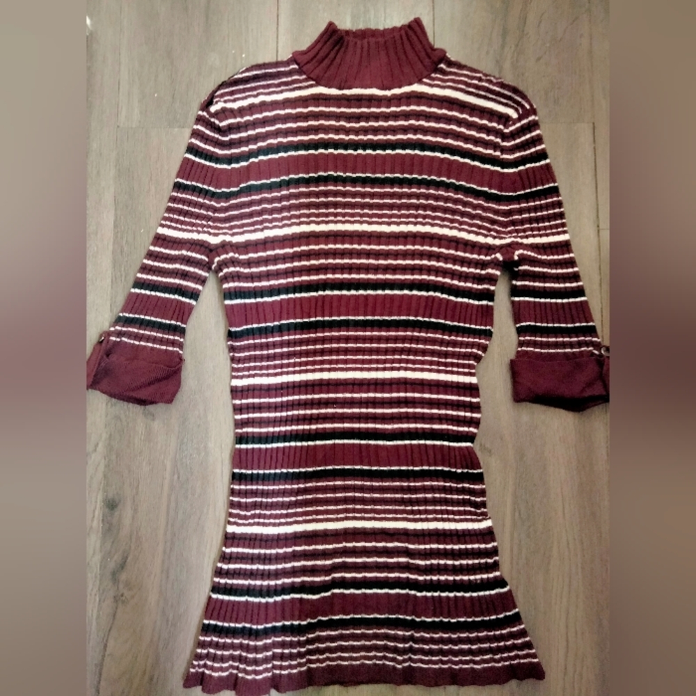 CLEARANCE Style & co. Women's 1/4 sleeve Sweater, Size Large,